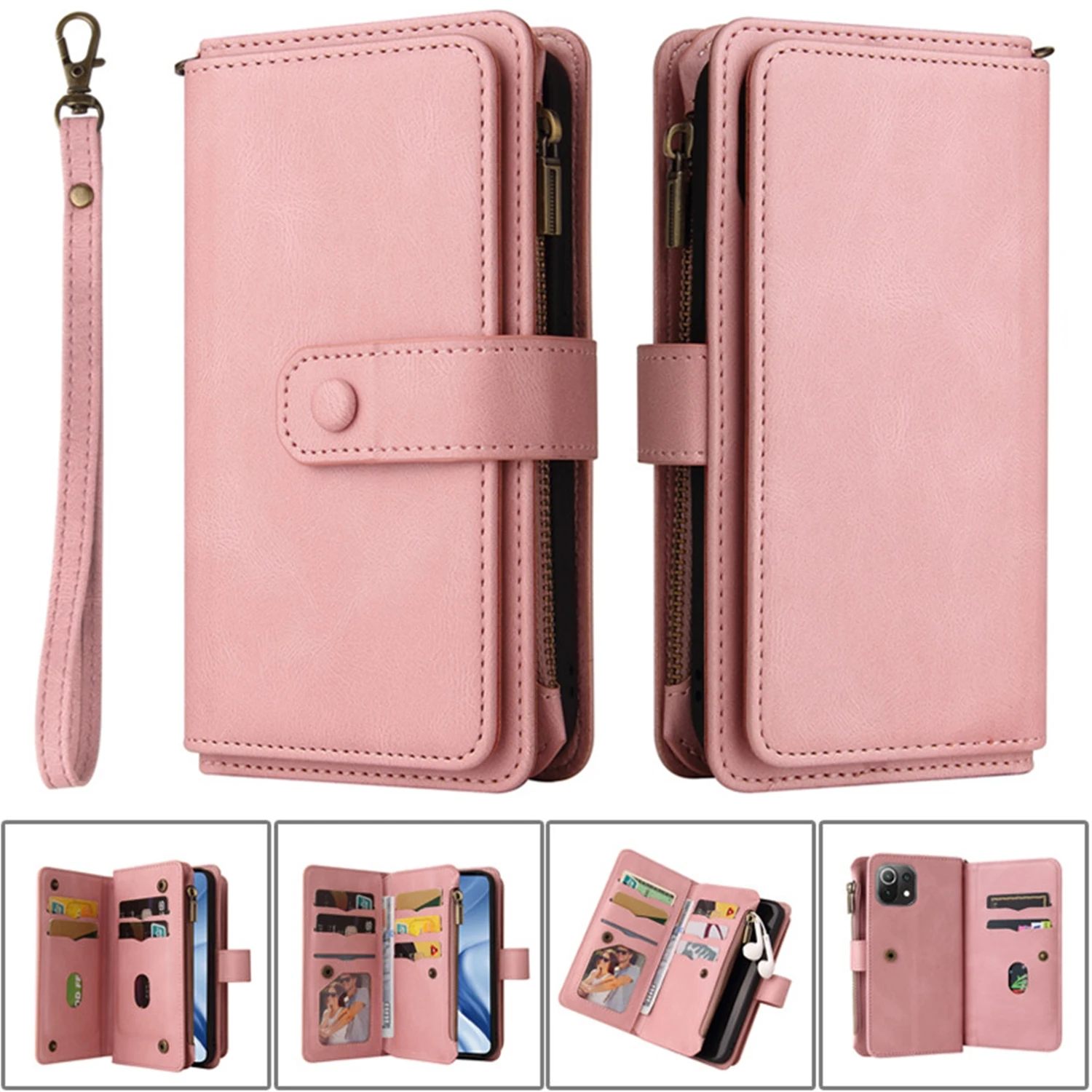 

Кожаный чехол-книжка для телефона Motorola Moto G10 G30 G50 G60 E7 Edge S G100 G Play Power 2021