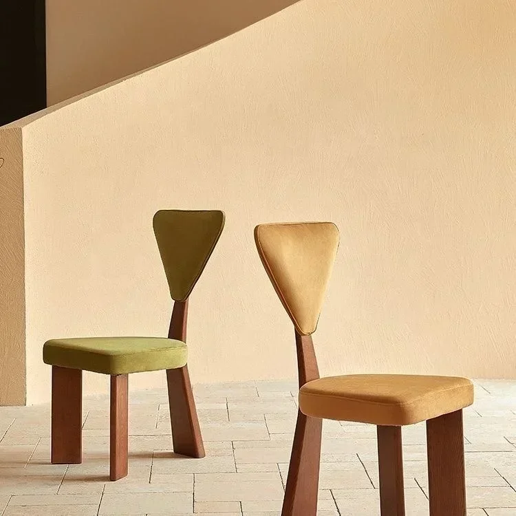 Винтажный американский стиль тканевый деревянный каркас стул для кафе ресторана