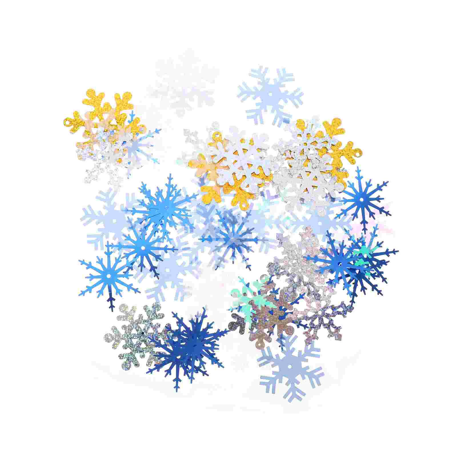 

1 pack Creative Durable Xmas Confettis Christmas Decors Christmas Confettis Snowflake Confettis for House Home
