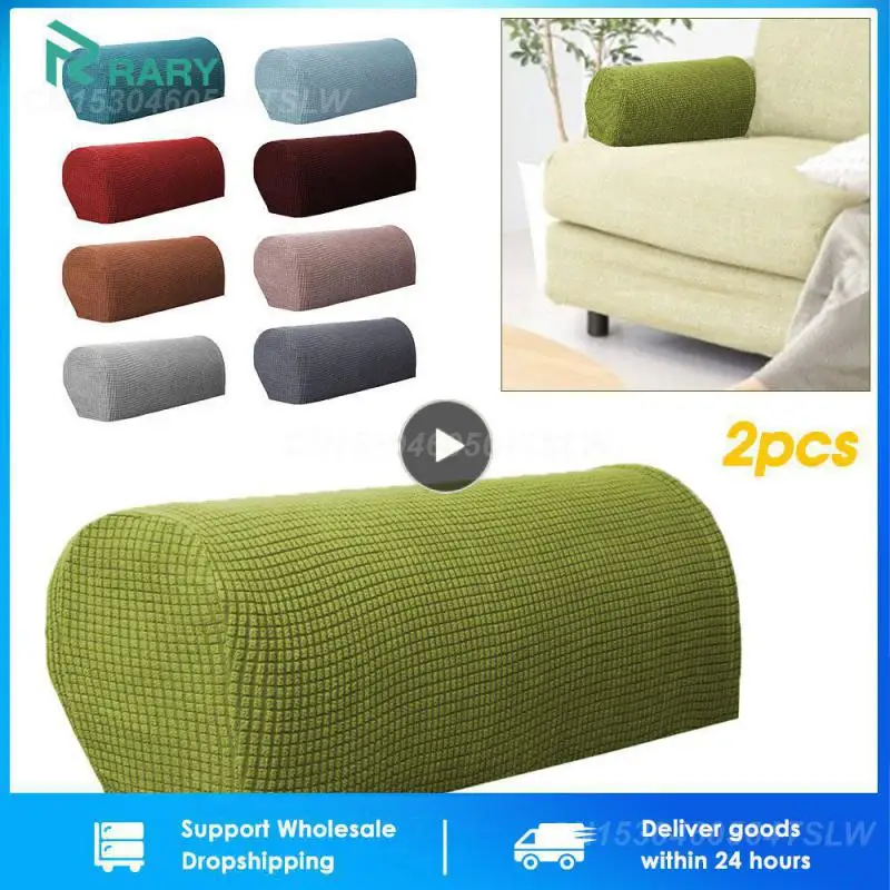

1~10PCS New Stretchy Premium Fit Chair Sofa Armrest Covers Fleece Couch Arm Protector Loveseat Sofa Covers Accessories