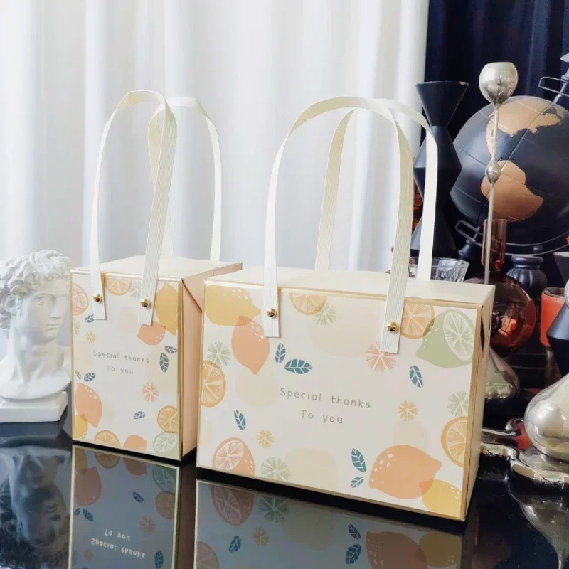 

10pcs Exquisite Honey Packaging Box Advanced Autumn Pear Paste Empty Box Pepper Sauce Gift Handheld Boxes 21x15x11cm