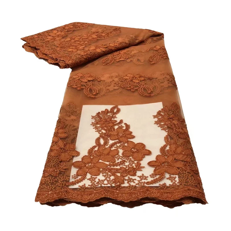 

Африканская кружевная ткань 2023, высококачественные блестки, французская кружевная ткань, швейная нигерийская кружевная ткань для свадебного платья