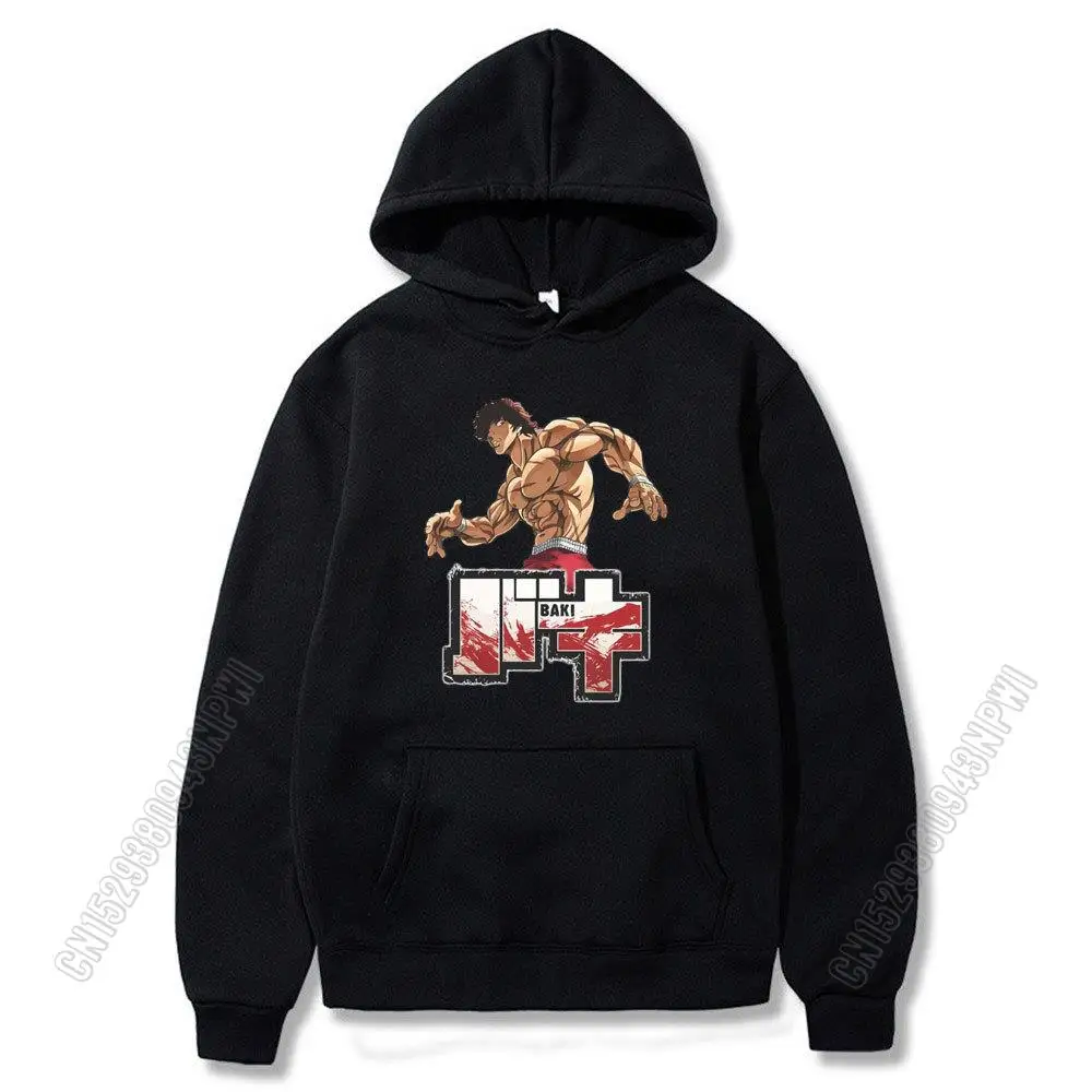 

Baki Hanma Anime Manga The Grappler Black Men Hoodie Mens Women Streetwear Sweatshirt Winter Fashion Hoodie Men
