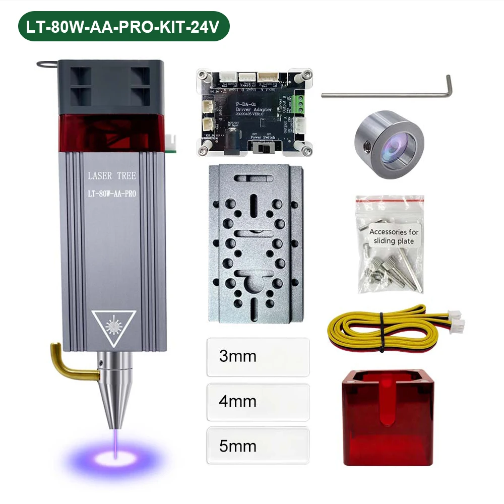 

Аксессуары для лазерного модуля Laser Tree LT-80W-AA-PRO