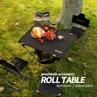 outdoor camping folding table portable foldable ultralight aluminium hiking climbing party picnic bbq tables camping equipment