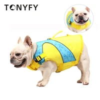 dog life jacket vest for flotation in pool beach lake buoyancy ripstop dog safety vest for swimming reflective dog swimsuit
