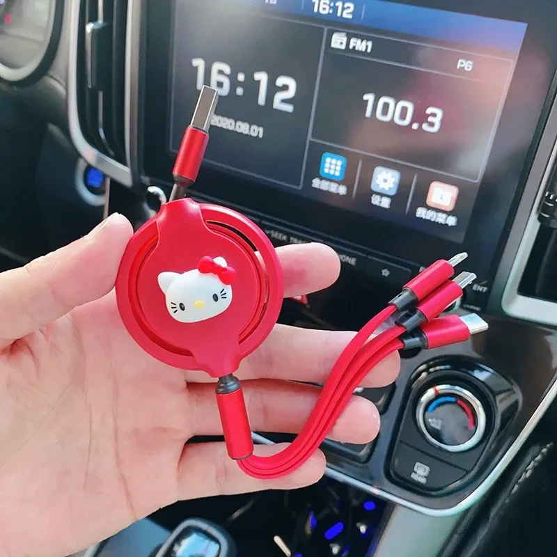 Многофункциональный Автомобильный Кабель Doraemon для зарядки и передачи данных