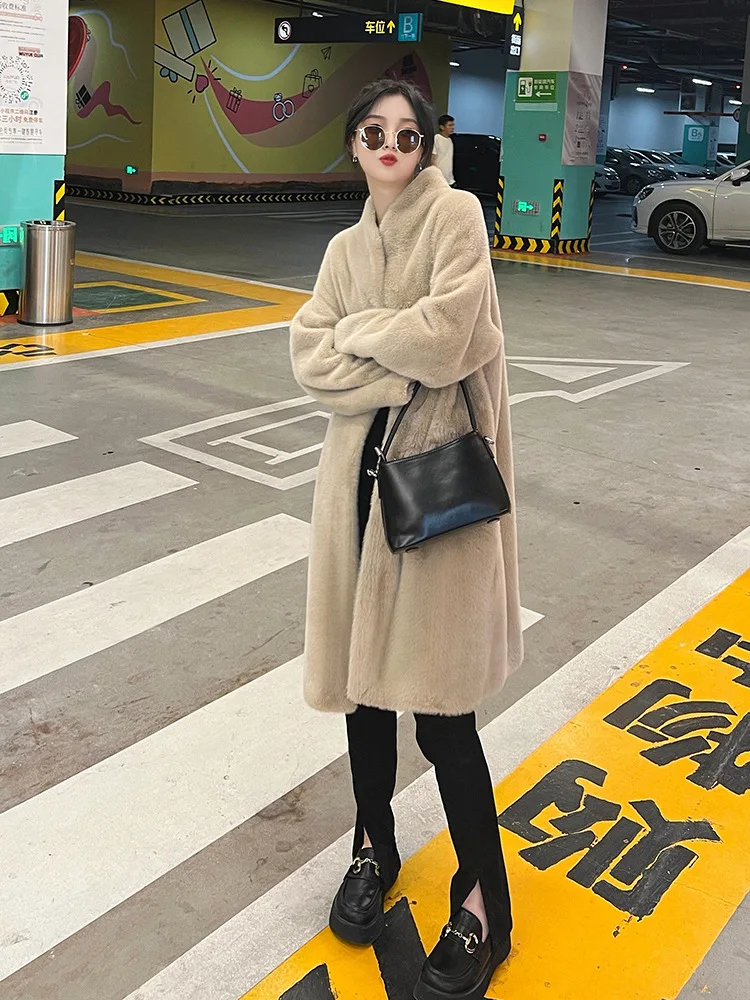 Fall/winter coat fashionable mid-length young coat