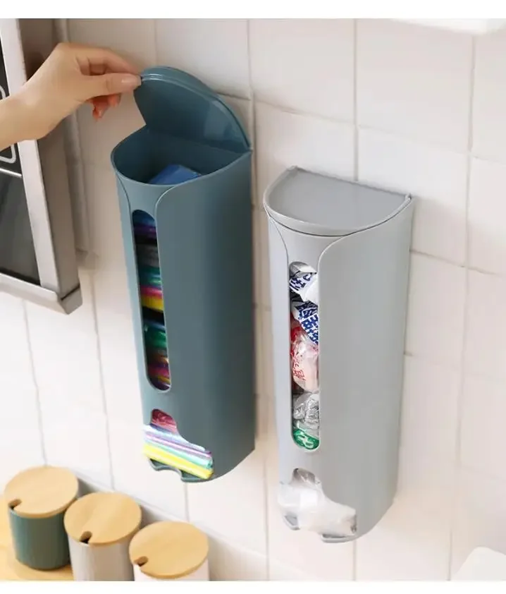 Настенный мешок для мусора ящик хранения кухонный держатель пластикового пакета