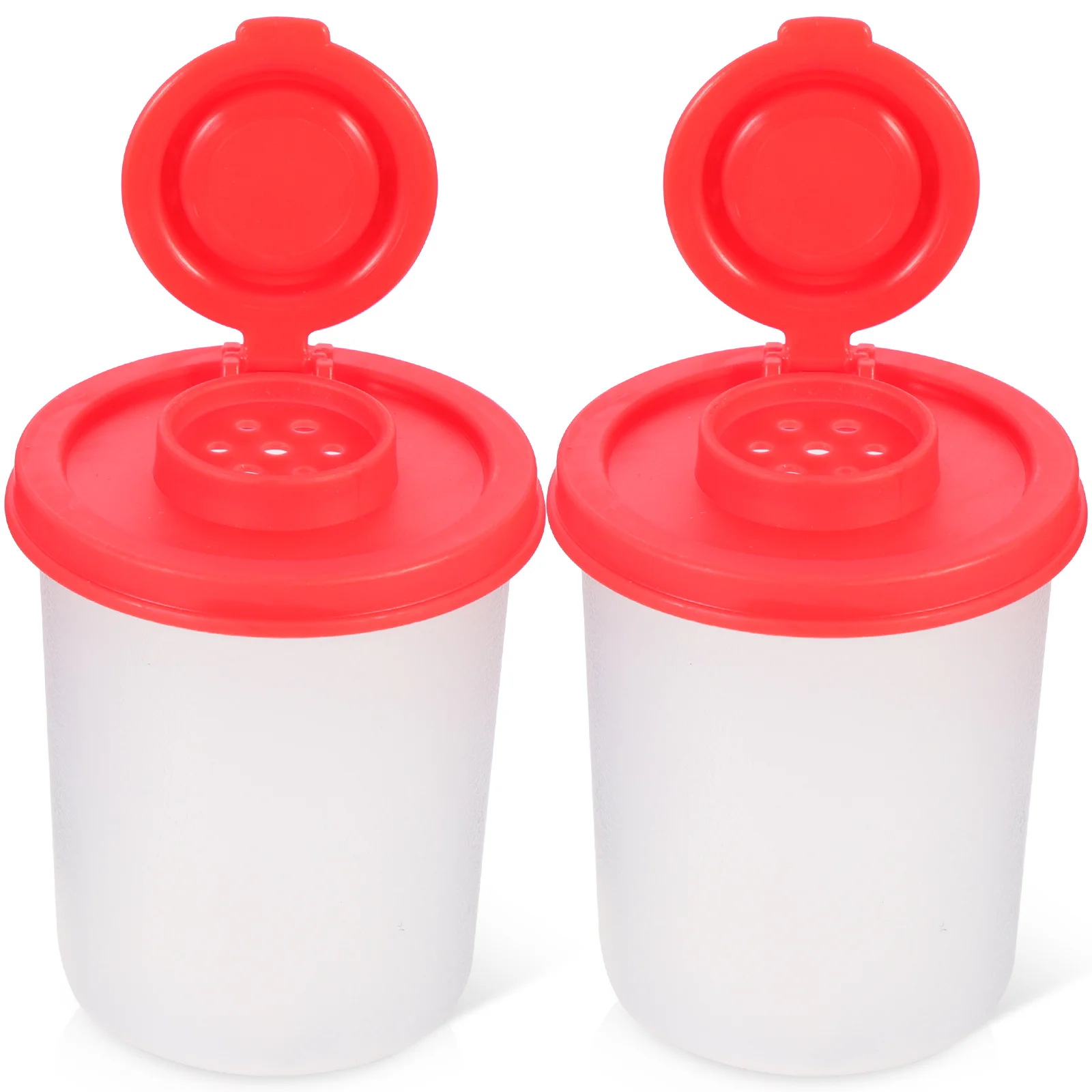 

Seasoning Salt Shaker Condiment Jar Sugar Pepper Clear Dispenser Box Container Containers Kitchen Jars Canistershakers Dredge