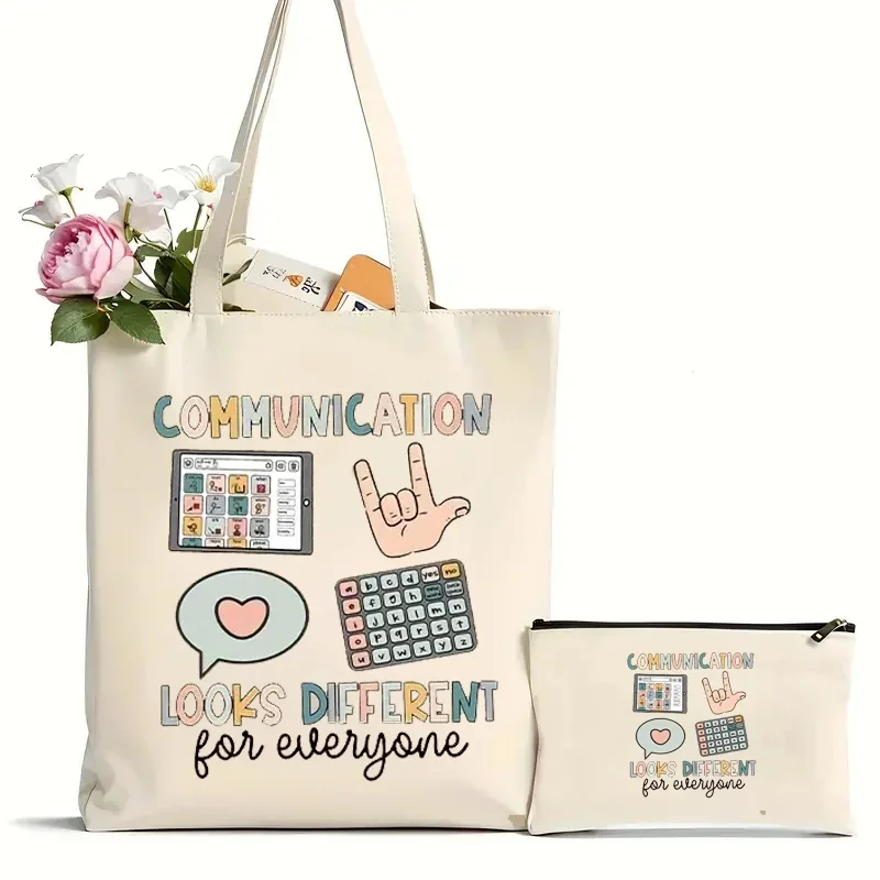 Kowana Płócienna Сумка С Принтом Kota 2шт Z Doplaszan Kosmetyczka Универсальная Большая Do Szkolna Przepisy I