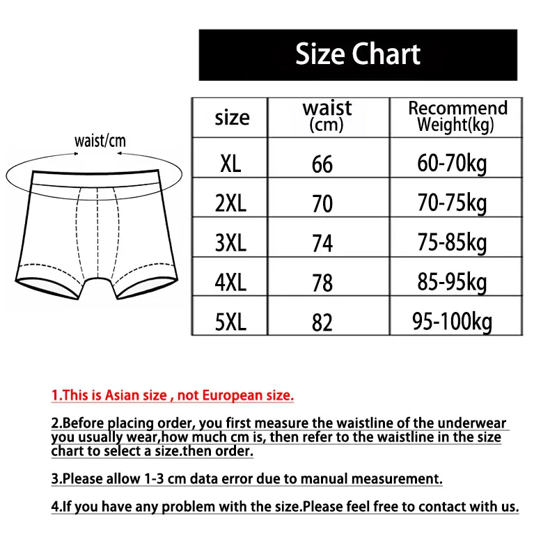 3PCS 5XL Men Underwear Boxer Man Underwear Long BoxerShorts Male Panties Boxer for Men Boxer Homme Cotton Breathe Comfort Cotton