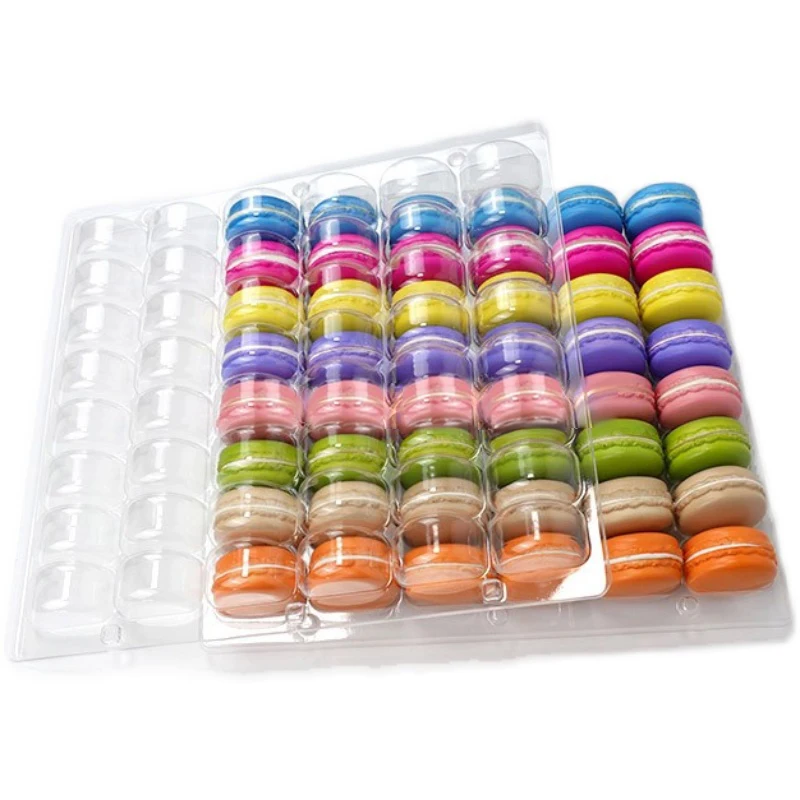 Transhome подставка для кексов коробка макарон с 48 отверстиями Упаковочная