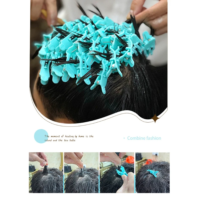 3 шт. S/M/L многоразовые заколки для завивки волос зажимы мужчин парикмахерская