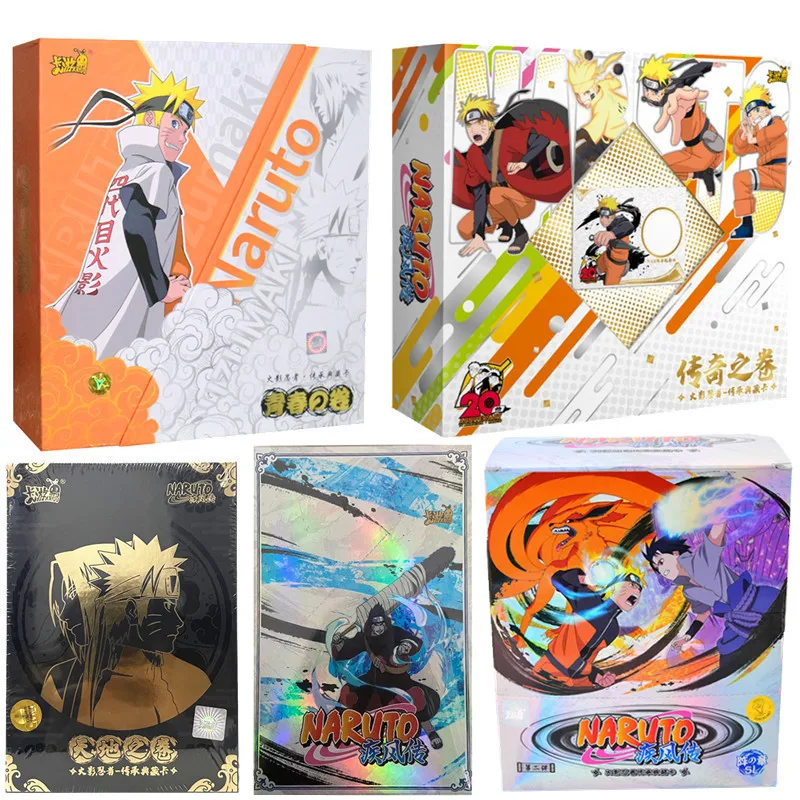 

2023 KAYOU Naruto Card New Year Gift Box Legendary Volume Collection Card 20th Anime Uchiha Sasuke Uzumaki Naruto SE Card Gift