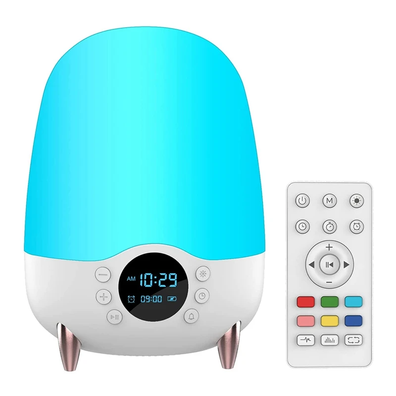 

Top Deals Night Light Bluetooth Speaker, Table Lamp RGB Colour Changing LED, Bedside Lamps Portable,Desk Nightlight for Bedroom