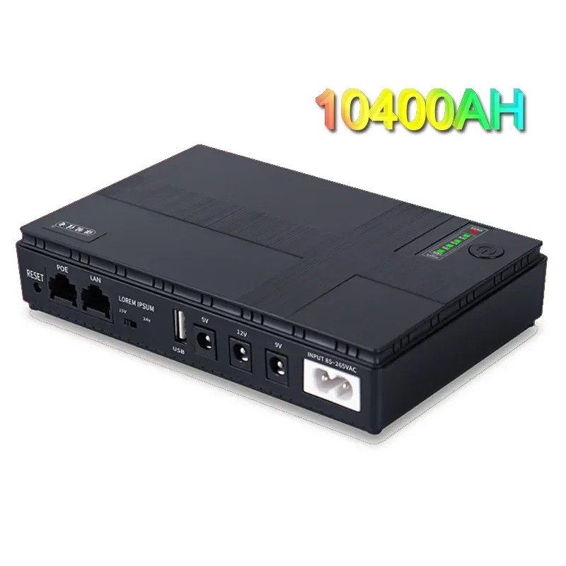 

NEW2023 Mini Portable UPS 5V, 9V, 12V Uninterruptible Power Supply Multipurpose Mini UPS Battery Backup For Wifi IP Cam