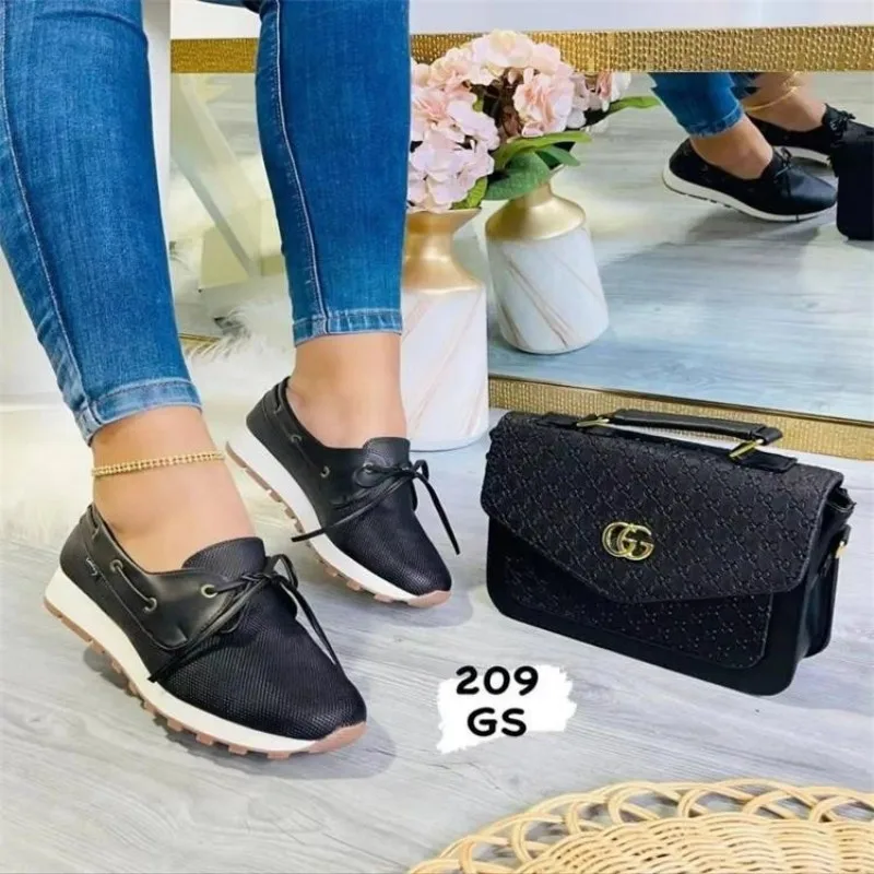 2023 Women's Sneakers Platform Casual Breathable Sport Design Vulcanized Shoes Fashion Tennis Female Footwear