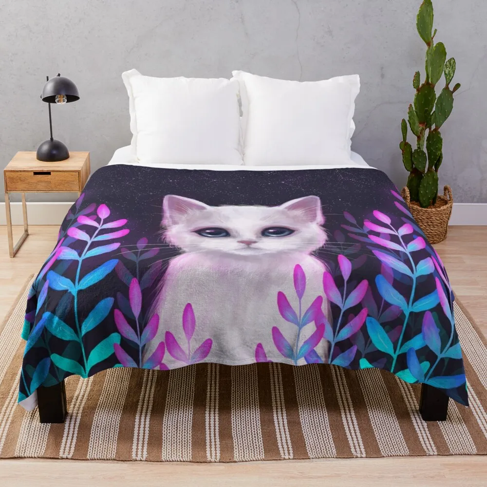 

Glowy foliage Throw Blanket Comforter Blanket Fuzzy Blanket