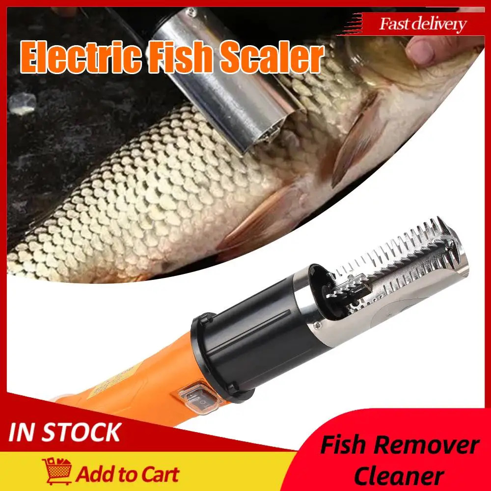 

Efficient Waterproof Charging Portable Electric Fish Scaler Fishing Scalers Clean Safe Fish Remover Descaler Scraper SeafoodTool