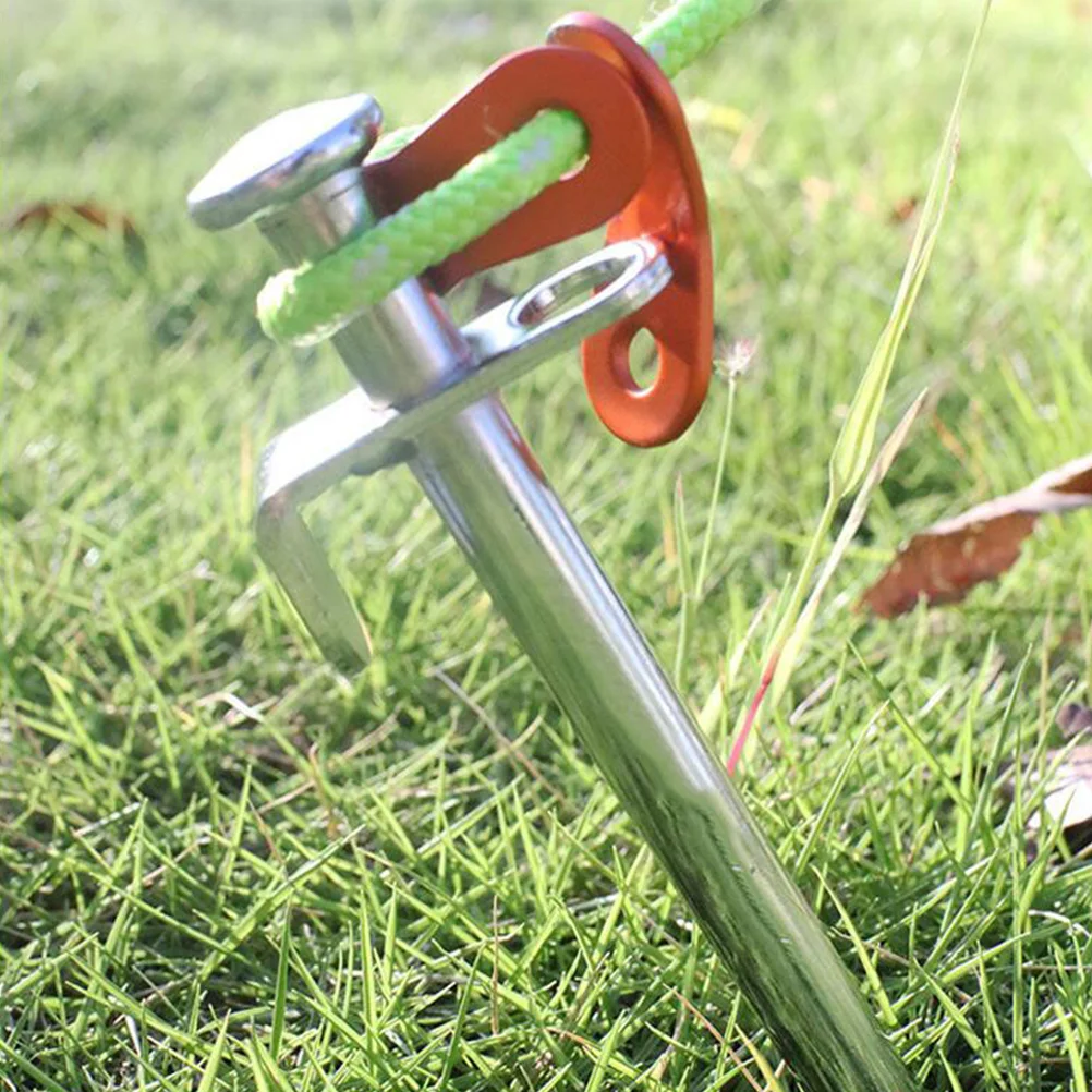 

4pcs 4x30cm Steel Nail Tent Pegs Outdoor Durable Steel Awning Canopy Tent Stakes Pegs Nail for Camping Tent Tarp Stake Pole