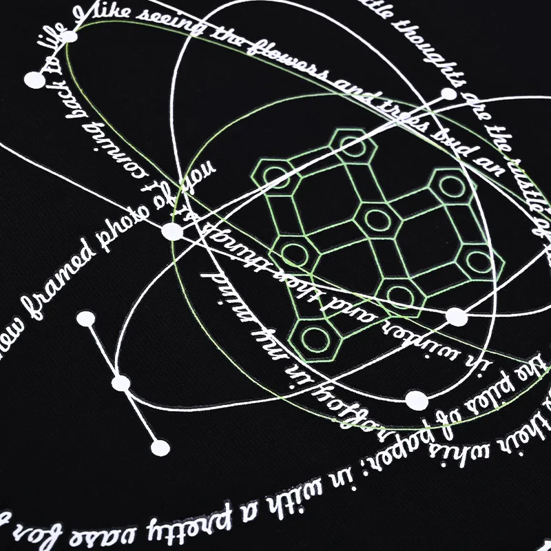 Дизайнерская флуоресцентная зеленая футболка с коротким рукавом для мужчин и