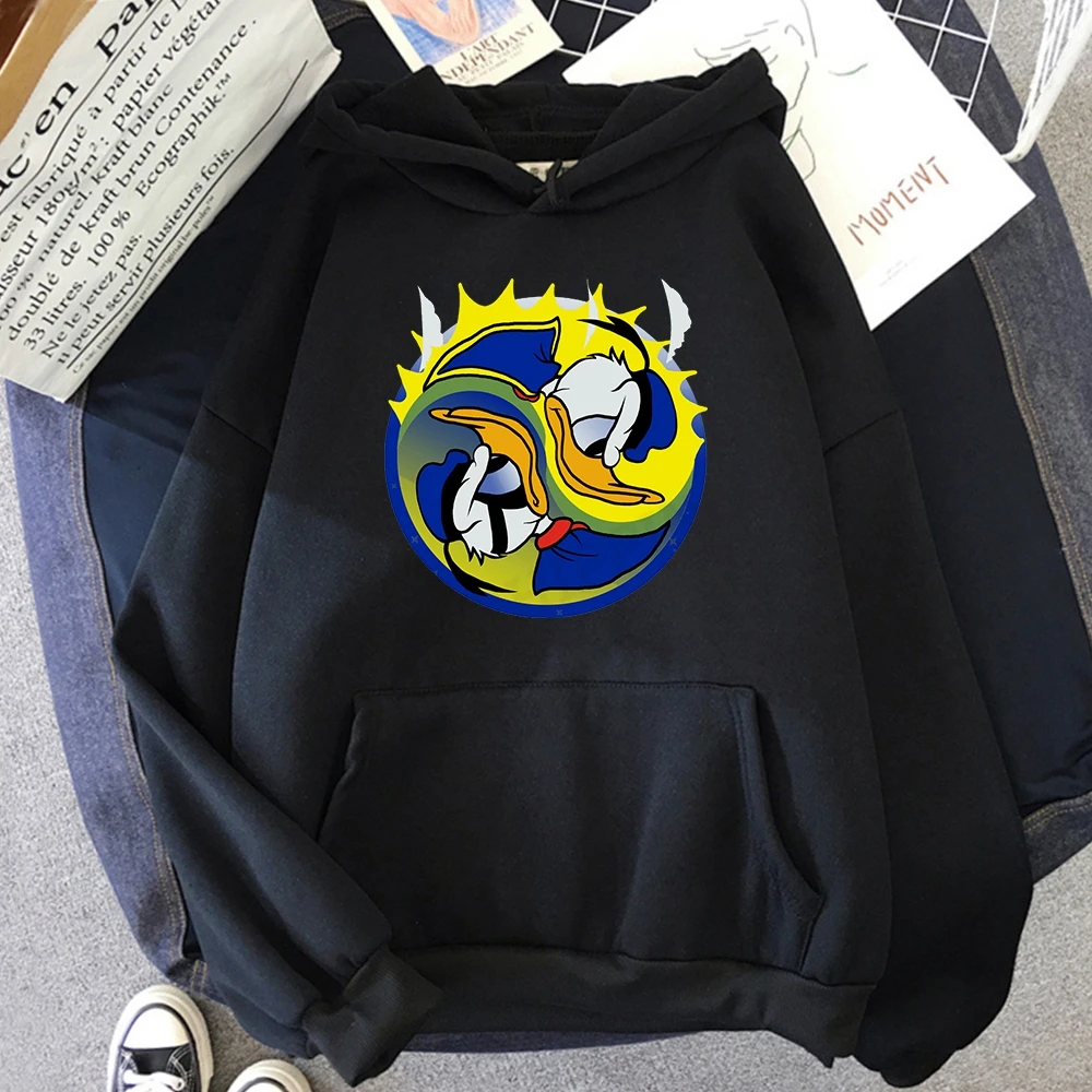 

Donald Duck Hoodie Men Women Fashion Hoodies Kids Hoodie Boy Coats Women Sweats Duck Clothes Unisex Tracksuits Fleece