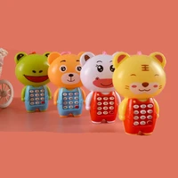 2022 electronic toy phone musical mini cute children phone toy early education cartoon mobile phone telephone cellphone baby toy