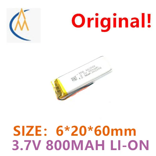 buy more will cheap The manufacturer supplies 3.7v-602060 polymer lithium battery 800MAH recording pen 602057 lithium battery