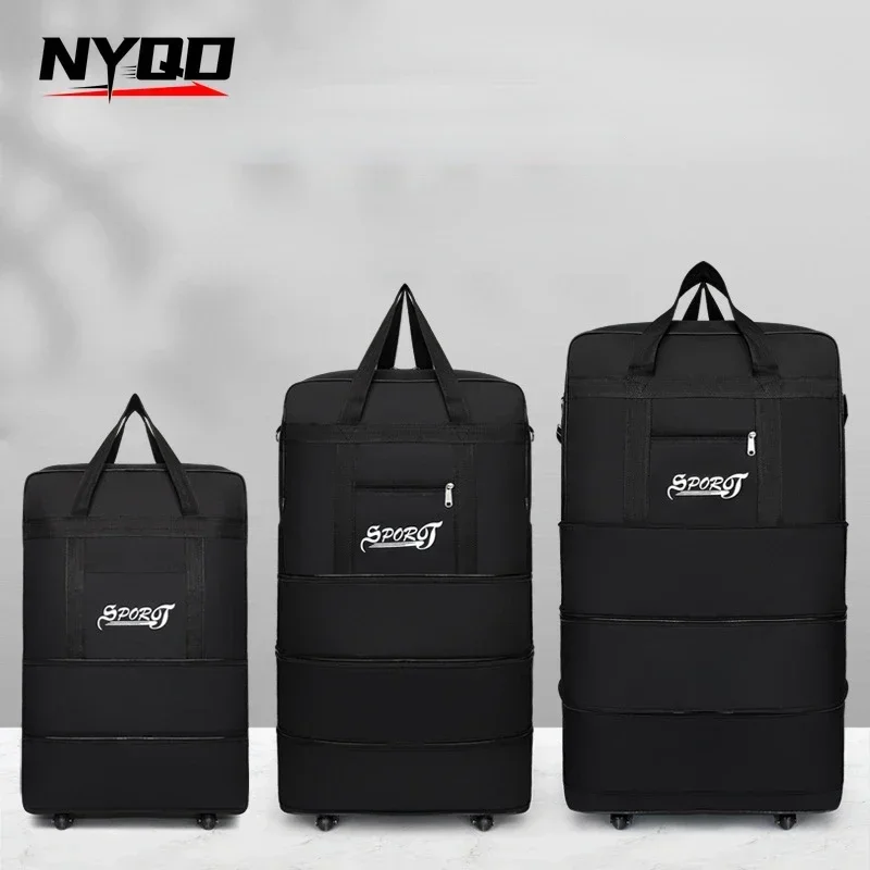 Складной расширяемый дорожный рюкзак большой емкости для деловых поездок сумка