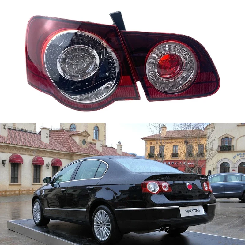 Для Volkswagen Magotan/Passat B6 2006-2011 светодиодный задний фонарь в сборе стоп-сигнал