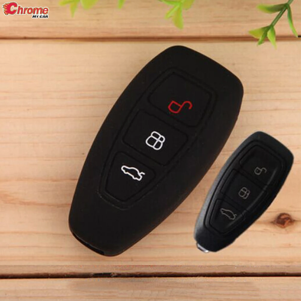 Силиконовый чехол для ключей Ford Focus RS Fiesta Mondeo Kuga B-Max Grand C-Max S-Max Galaxy защитный брелока