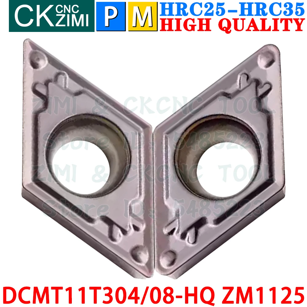 DCMT11T304-HQ ZM1125 DCMT11T308-HQ Твердосплавные пластины Наружные внутренние токарные