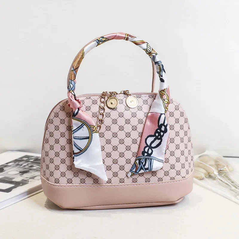 

Lady Bag Printed Plaid Shell Bag 2023 New One Shoulder Bag Luxury Crossbody Bags for Women Handbag Cute Side Purse For Gift