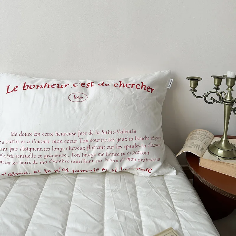 

Хлопковая наволочка с цветочным принтом