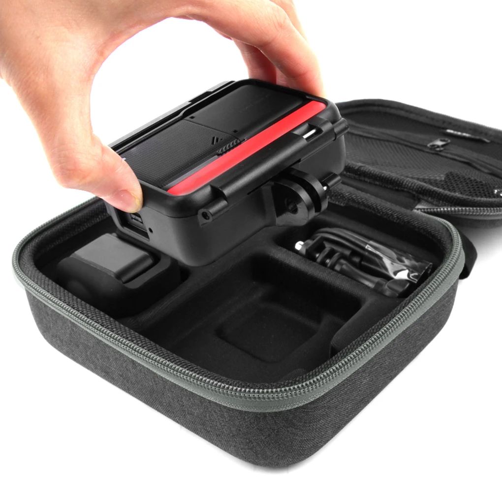 

Sunnylife Digital Camera Storage Bag Portable Mesh Pocket Organizing Protective Box Replacement for Insta360 ONE R RS