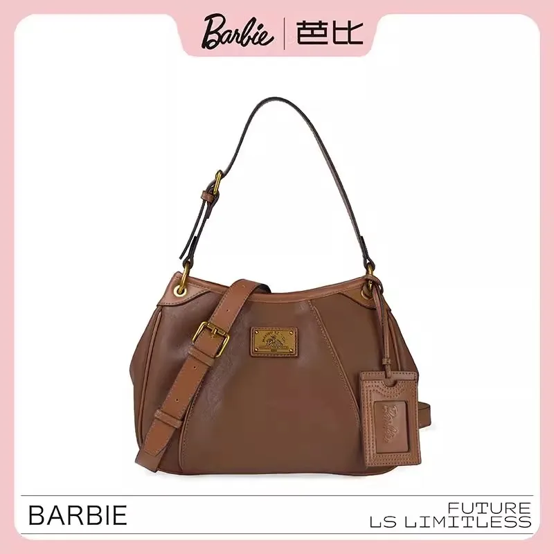 2024 Mattel Barbie New Tote Bag Handheld Large Single Shoulder Crossbody Capacity Casual Women'S Girls Gift