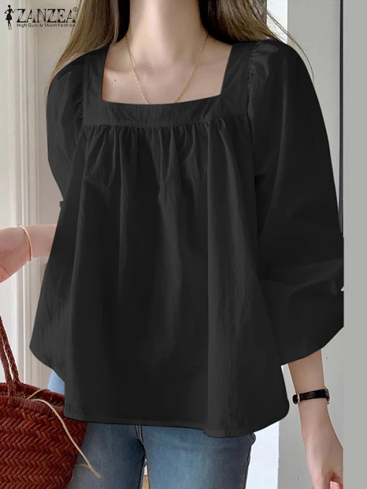 Женская блузка ZANZEA с длинным рукавом