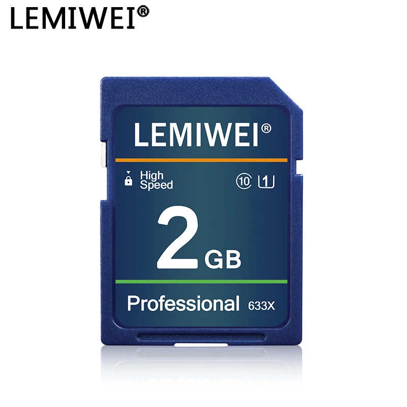 Фото Карта памяти LEMIWEI 256 МБ 512 МБ 1 ГБ 2 ГБ SD-карта для камеры Высокоскоростная SD-карта класса 10 U1 Профессиональная SD-карта UHS-I 633X для камеры №1
