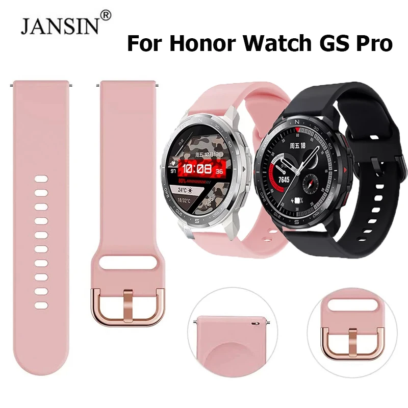 

Ремешок силиконовый для смарт-часов Honor Watch GS Pro, сменный Браслет для Huawei Honor Watch GS Pro