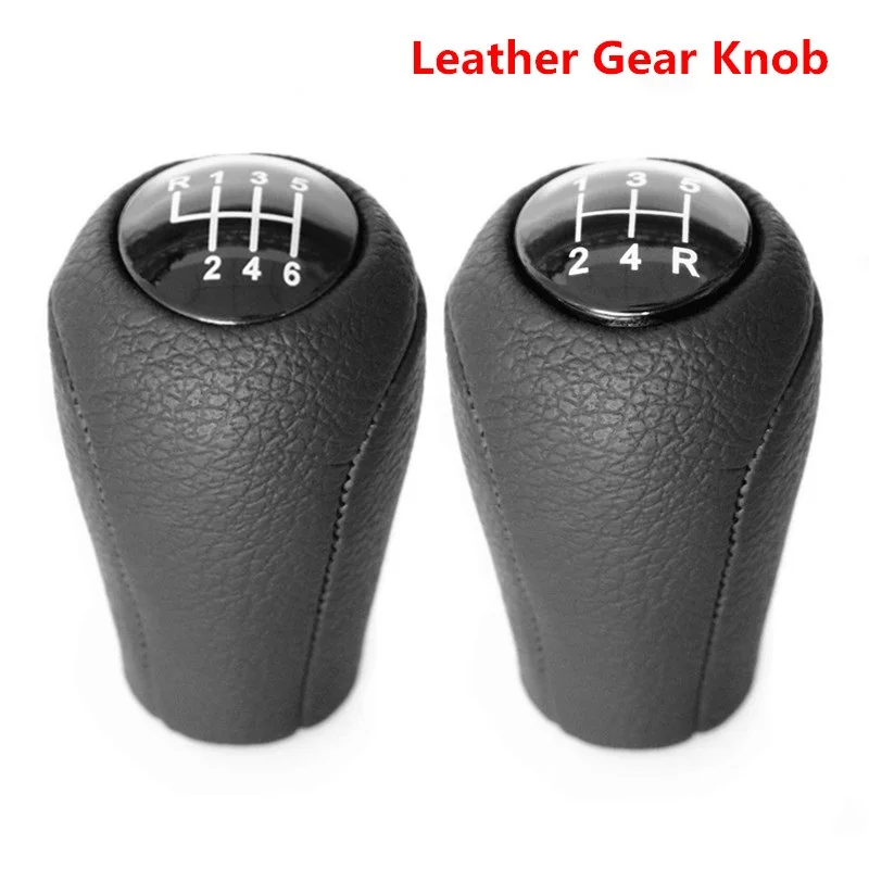 

5/6 Speed Gear Shift Knob For MAZDA 3 BK BL 5 CR CW 6 II GH CX-7 ER MX-5 NC III 23 MT Leather Shifter Lever Arm Headball