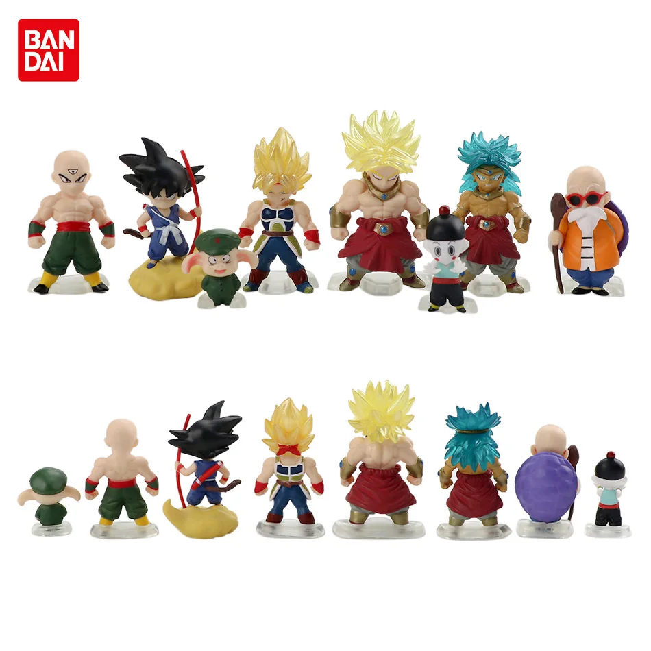 

8pcs Set Anime Dragon Ball Figure Son Goku Super Saiyan Suit PVC Model Kids Toys Collectible Figurines For Desktop Decoration