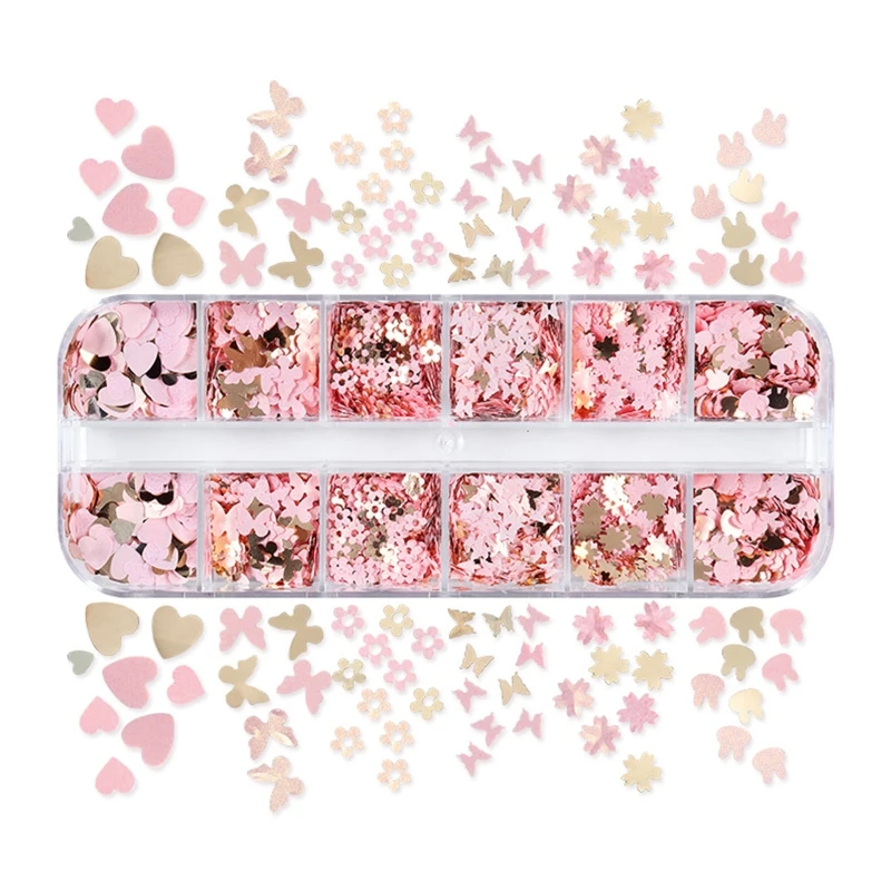 

Glitter Flakes Heart Sequins Confetti for DIY Jewelry Making Resin Mold Fillers