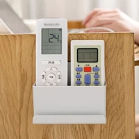 2022wall mounted organizer storage box remote control air conditioner stand holder hotel office home storage organization