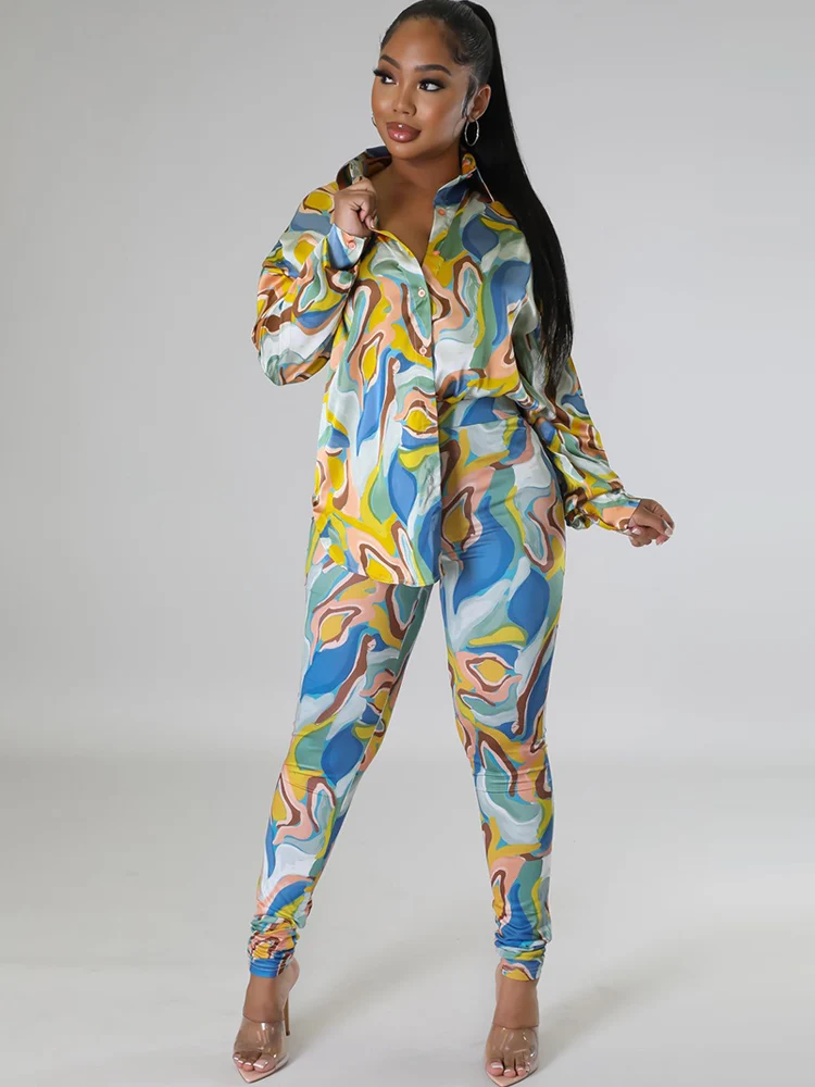 

Женский комплект из двух предметов, рубашка с длинным рукавом и V-образным вырезом