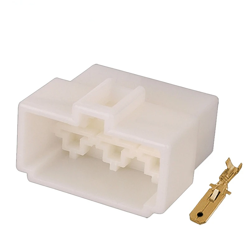 100 комплектов 6 3 мм контактов пластиковая электрическая проводка штекер гнездо