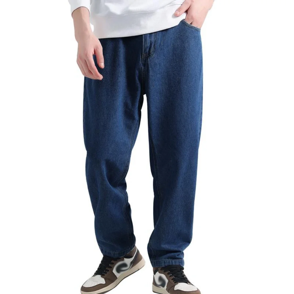 Men's Straight Jeans Loose Casual Pants Fashion Simple Jeans