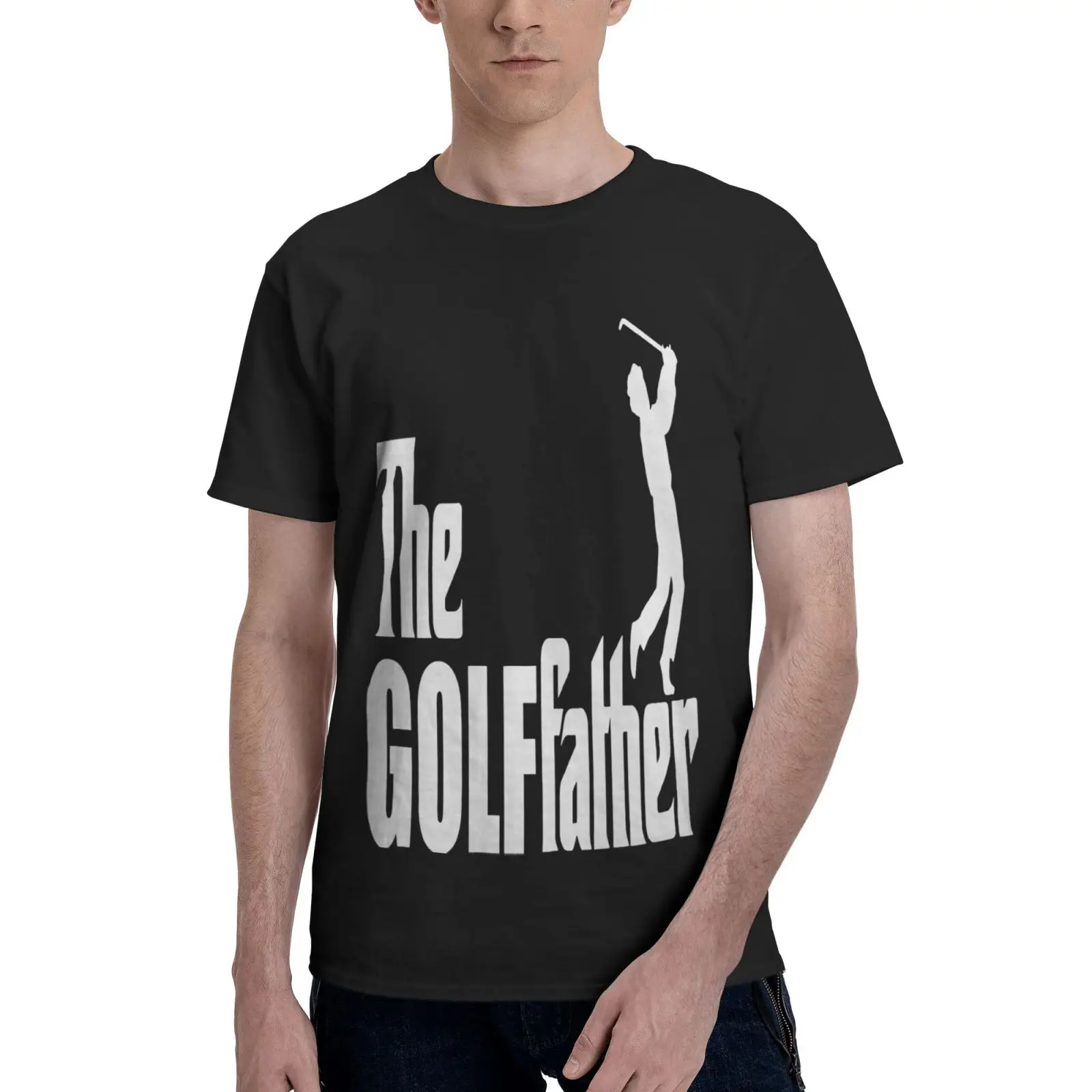 

The Golffather Golfing Dad Father Golfer Men T-Shirt Tee Shirt Men T Shirt T Shirt Women Graphic T Shirts Top Tops Men's Shirt
