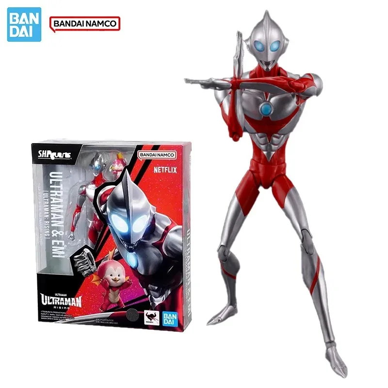 Фото В наличии: Bandai Ultraman: Rise SHF Ультрамен и Маленькая Монстрица Эми, фигурка для коллекции и подарка. №1