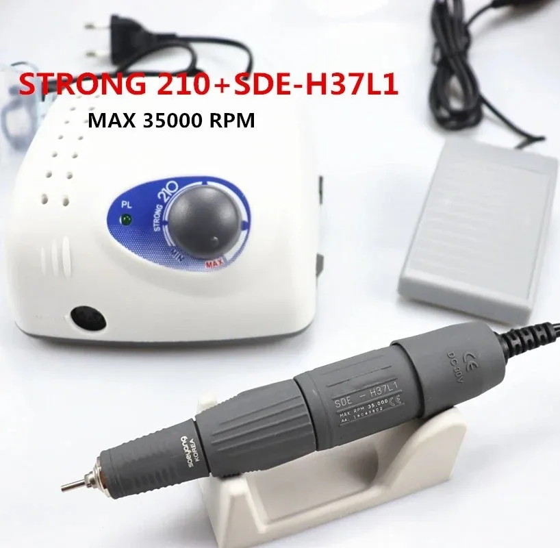 

Аппарат для маникюра и педикюра Strong 210 H37LN, 65 Вт, 45000 об./мин.
